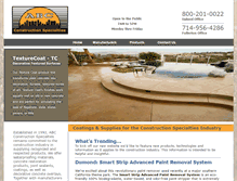 Tablet Screenshot of abcconstructionspecialties.com